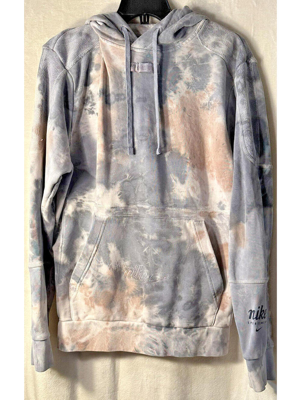 Nike Women’s Tye Dyed Pull Over Hoodie Size Small Heavy Branding Unique Style